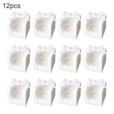12 kpl Cupcake Boxes Cup Cake Box Muffinssilaatikko