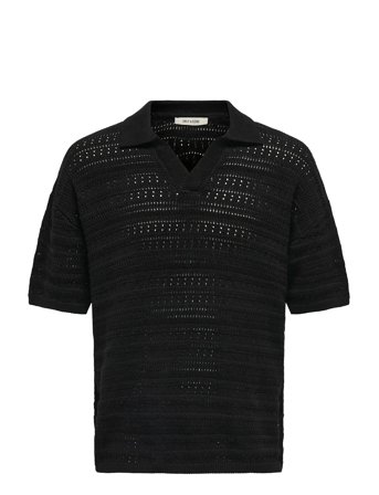 ONLY & SONS | Onsgrayson Ds 5 Chochet Polo Knit Noos | S