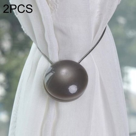 2 st kattöga harts magnetisk gardin spänne, magnetisk gardin slips rep rem