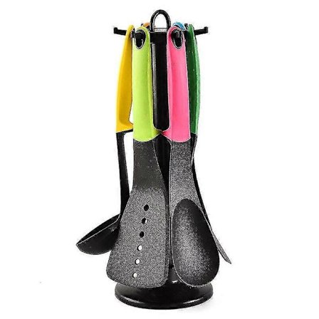 6 stk. køkkenredskaber i nylon, sæt til madlavning, bagning, køkkenredskaber | Madlavningsredskabssæt KWH