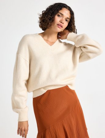 Lindex Sweater Grace - Cream - M