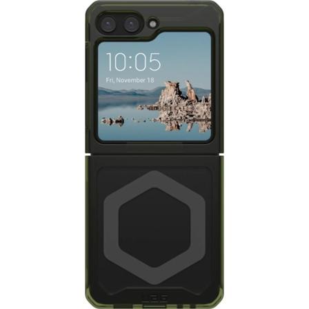 Urban Armor Gear Samsung Galaxy Z Flip5 Plyo Pro, Olive/Space Grey Grön,Grå