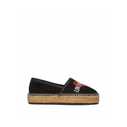 Love Moschino Espadrilles Sort, Dame, Størrelse: 36 EU