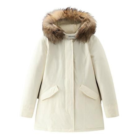 Woolrich White Jacket , Wit , Dames , Maat: XS