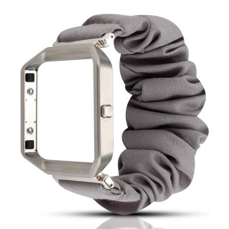 Elastiskt Klockarmband Grå 14 Cm Fitbit Blaze