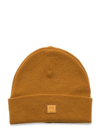 Double Layer Rib Wool Beanie - Gots Accessories Headwear Beanies Ruskea Knowledge Cotton Apparel