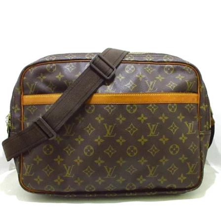 Louis Vuitton Vintage Pre-owned Polyester Reporter Tas , Bruin , Dames , Maat: ONE Size Vintage Tassen