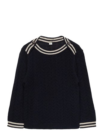 FUB Baby Zigzag Blouse - Navy - 56