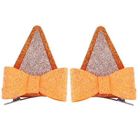 8 ST Girls rosetter Hårnålar Rosett Hårklämmor ORANGE 8 ST 8 ST