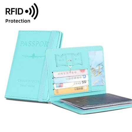 RFID Passport Cove Passport Protector GRØN
