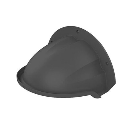 Sol- og regnskjerm for utendørs kamera - Svart