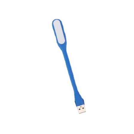 USB LED Läslampa Portabel Justerbar Mini Nattlampa för Power Bank Laptop Mörkblå