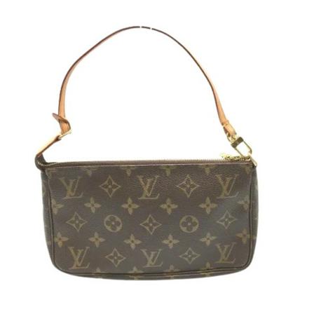 Louis Vuitton Vintage, Pre-owned Pochette Accessoires Monogram Bag Bruin, Dames, Maat:ONE Size,Canvas