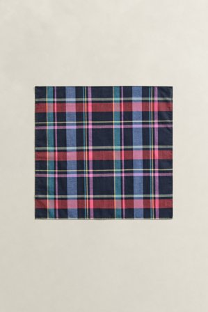 GANT Herren Madras Einstecktuch (ONE SIZE) Rot