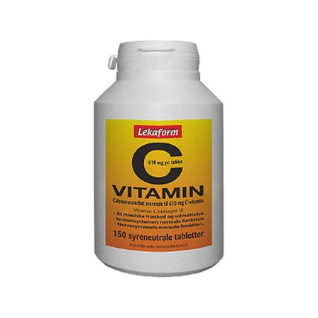 Lekaform C-vitamin 610 mg 150 tabl., Helse & Madvarer, Vitaminer, C-vitamin