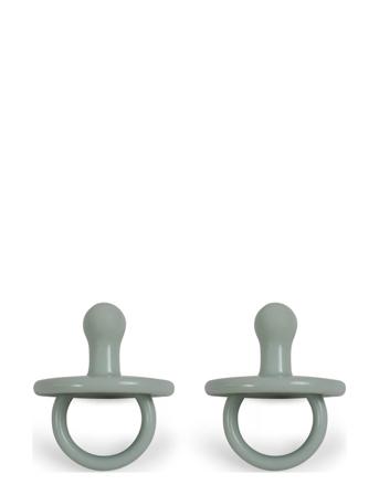 Silic Pacifier 2-Pack - Moss Green Baby & Maternity Pacifiers & Accessories Pacifiers Grønn Filibabba