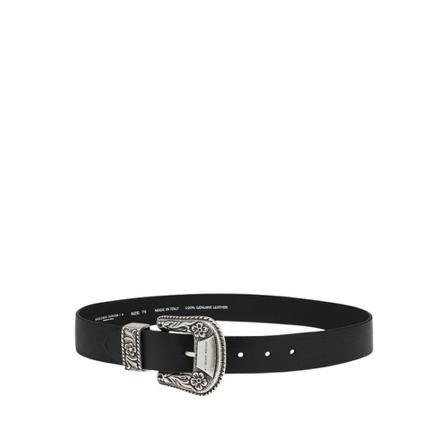 Golden Goose Belts Sort, Herre Bælter, Størrelse: 75 CM