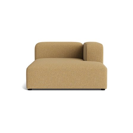 Milo XL chaiselong, højrevendt - Puente Gul - 130x170x72 - Sofa, chaiselong