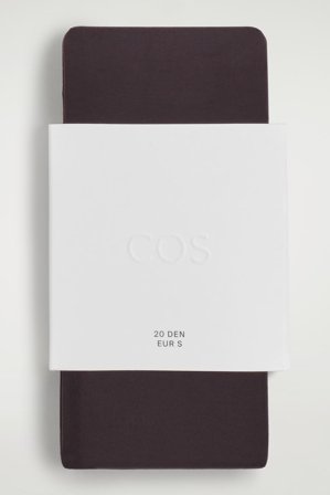 COS Women's Collant Trasparenti in Marrone