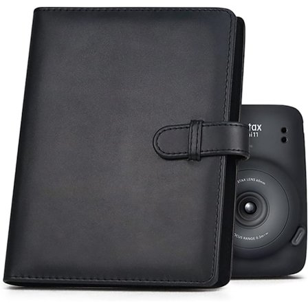 (Svart) Kompatibel med Fujifilm Instax Mini lnstant Film, Polaroid / Kodak/ HP Sprocket 2x3"Zink Pho