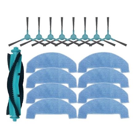 17 kpl S5+ Plus, 2299 Ultra Home X-Treme -imurin varaosat pääsivu sivuharja moppityynyt