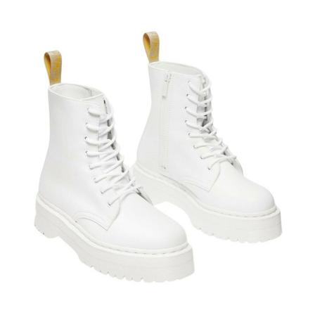 Dr. Martens - Stövlar - Vit - Dam - Storlek: 37 Eu, Dam, Storlek: 37 EU
