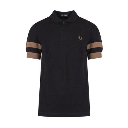 Fred Perry, Polo Shirts Czarny, Mężczyzna, Rozmiar: 2XL