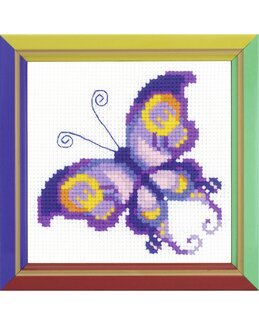 Broderikit Billede Sommerfugl - Riolis