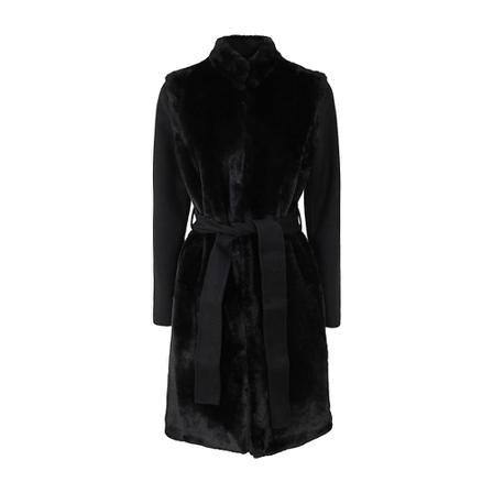 Twinset - Ullkappor - Svart - Dam - Storlek: Xs, Dam, Storlek: XS