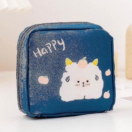 Pige Stor Kapacitet Praktisk Menstruations Lille Taske Hygiejnebind Opbevaringspose