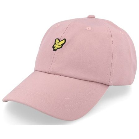 Lyle & Scott - Rosa unconstructed Keps - Seersucker Baseball Cap Hutton Pink Dad Cap @ Hatstore