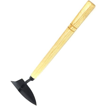 Trädgårdsplanteringshacka, Stålhuvud Träskaft Hacka Ta Bort DXGHC