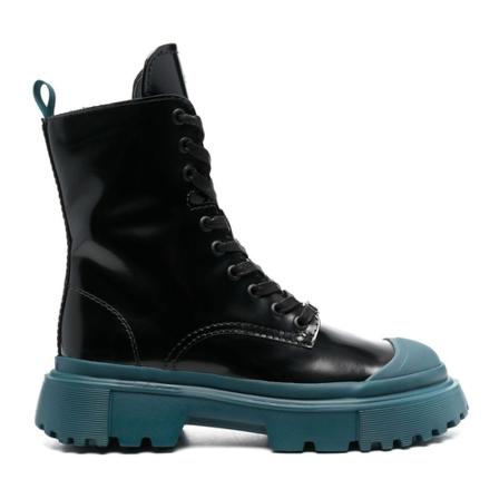 Hogan Lace-up Laarzen , Zwart , Dames , Maat: 38 EU Laarzen