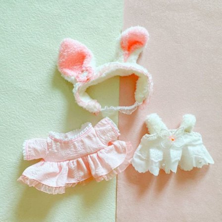 Våren Sommerkjoler Plysj Dukker Klær 3 3