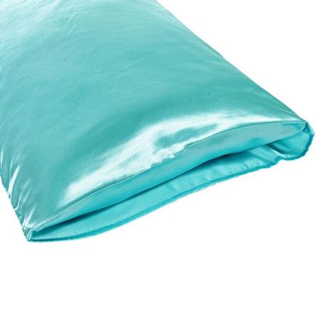 100% Polyester Myk Silke-Satin Putesett Perfekt for Hår og Hud Med Glidelås (51*66cm*2 stk)
