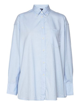 Os Luxury Oxford Bd Shirt Langermet Skjorte Blå GANT*Betinget Tilbud