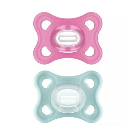 Mam Comfort Succhietti In Silicone Femmina 3-12 Mesi 2 Pezzi