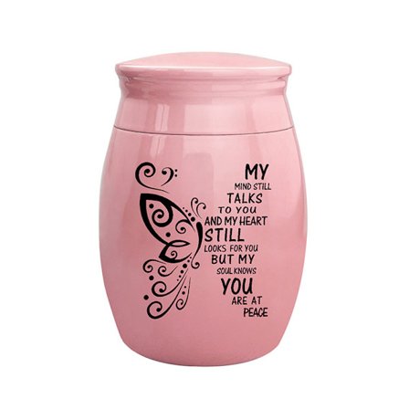 1 Stk. Pulver Minde Urne til Kæledyrsrester Hår Urne Minde Urne til Kæledyr/