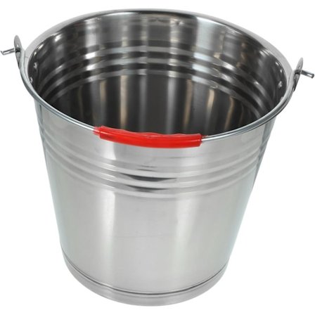 Kraftig Trug Bøtte Rustfritt Stål Vannbeholder Allsidig Rengjøring Oppbevaring for Hjem Hotell