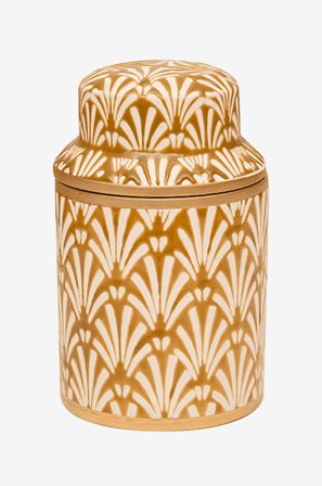 Kayori - Duftlys Keramikk 600 g Yuzu - Gull - Duftlys & duftpinner - Fra Homeroom