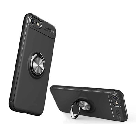 iPhone 7 - Stilsäkert Skal med Ringhållare (AUTO FOCUS)