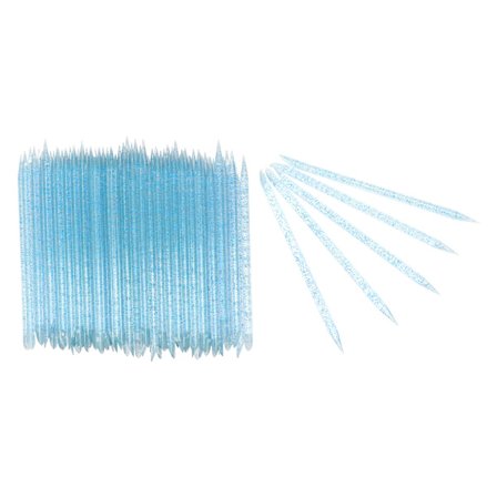 100 stk. Neglebåndsskubber Fjerner Død Hud Manicure Pedicure Neglerenser Værktøj Blå