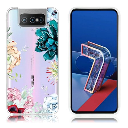 Deco Asus Zenfone 7 Pro skal - Levande Blomma