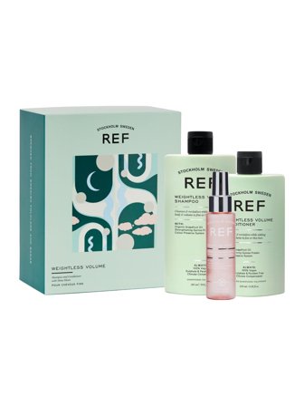 REF Stockholm Sweden Care Products Set cont.: Weightless Volume Shampoo 285 ml (GH 1374169) + Weightless Volume Conditioner 245 ml (GH 1374229) + 