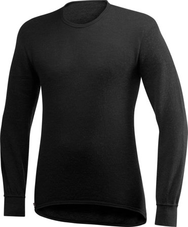 Woolpower Crewneck 200 Men base layer tops Black XL