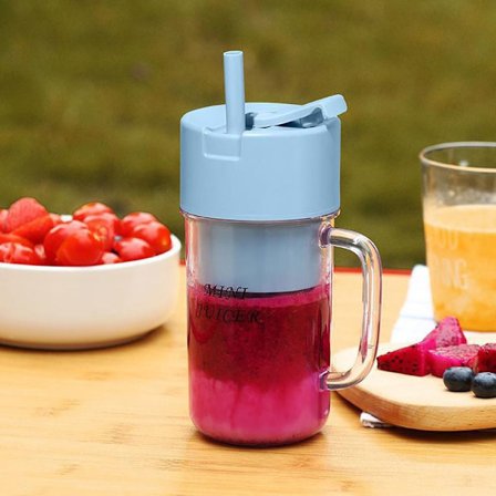 Juicer Cup Mini Blender BLÅ