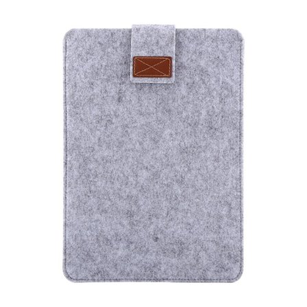 Moderne blød laptop sleeve anti-scratch cover taske til Macbook Air Pro Retina (13 tommer grå)