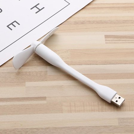 2-pakning USB mini vifte telefonvifter mini bærbar mobil datamaskin (Fww)