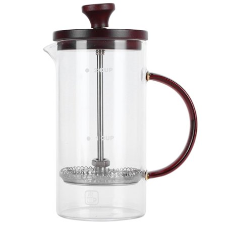 Kaffe Press Pot 400ml Hög Borosilikatglas Kaffe Bryggare Maker Kittel Behållare
