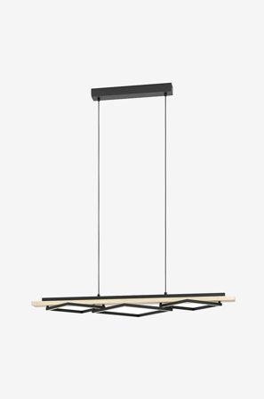 EGLO - Pendellampe Boyal Svart/brun - Svart - Takpendler - Fra Homeroom